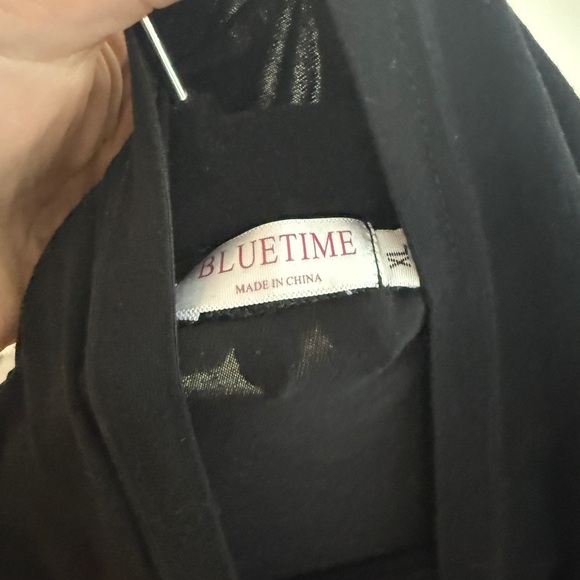 Elegant Black Open Front Cardigan Blazer - Picture 4 of 4